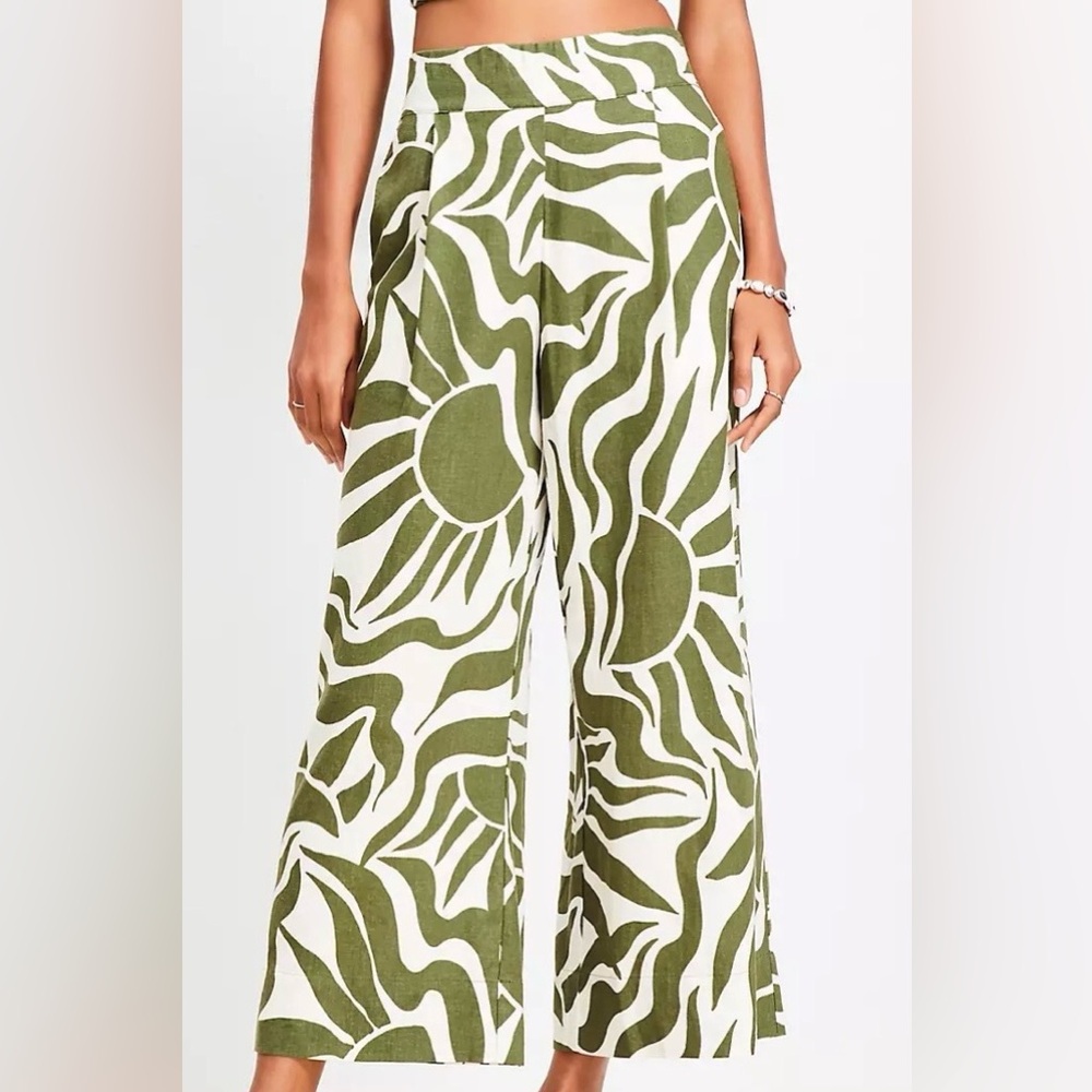 LOFT Beach Sunny Wide Leg Pants